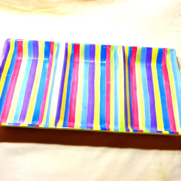 *** VINTAGE *** FIESTA Pattern ~ PACIFIC RIM ~ TRAY / 3 Dividers - Picture 2 of 2